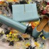 Blossom Breeze | Cotton Silk | Aqua Blue Color | Libas